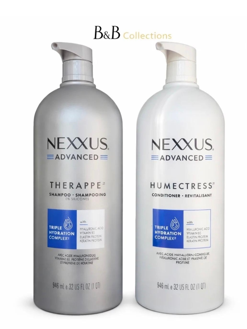 Nexx Advanced Therappe Shampoo & Humectress Conditioner Duo - Silver & White